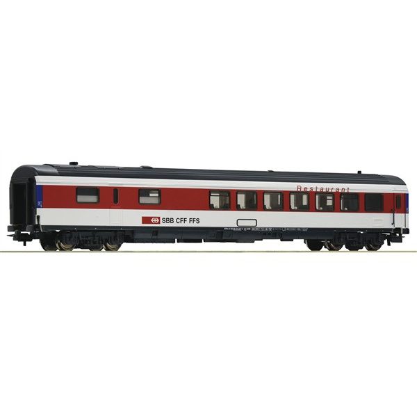 Roco H0 DC Speisewagen WRm, SBB, 1:100