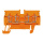 Reihenklemme ZDU 2.5N/4AN, orange, 4-fach