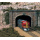 Woodland scenics Tunnelportal 2-gleisig, Stein geschnitten, Gips weiss