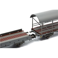 Liliput N BLS Auffahrwagen/Autoverladewagen, 4-teilig