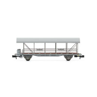 Liliput N BLS Auffahrwagen/Autoverladewagen, 4-teilig