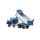 ACE H0 Saurer D330N 6x6 Kipper KIBAG, blau