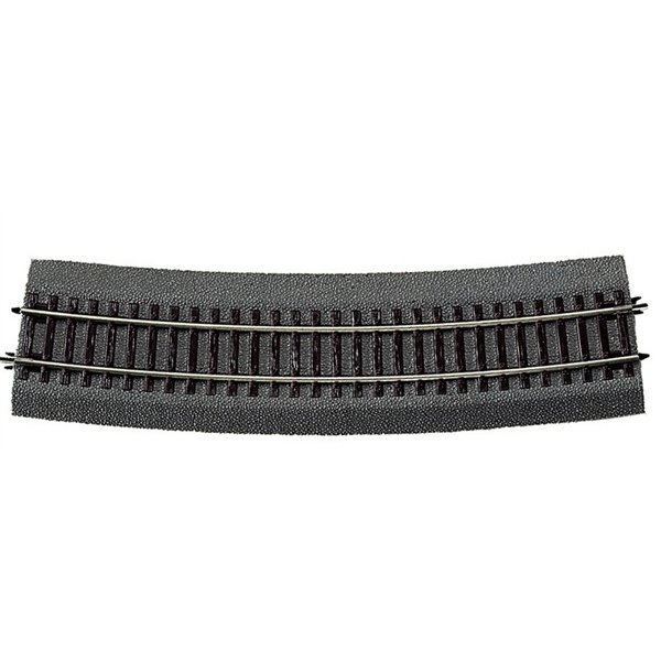 Roco H0 Bettungsgleis Roco Line Gebogenes Gleis R9, 15&deg;