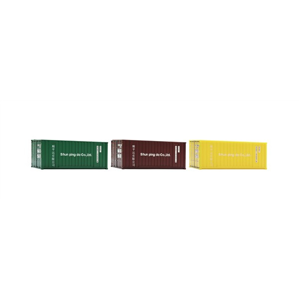 Roco H0 3-tlg. Set: 20-Container