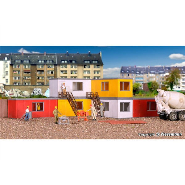 Kibri H0 Geb&auml;ude-Container, 6 St&uuml;ck