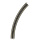 Fleischmann N Gebogenes Gleis R2, 45&deg; mit Schotterbett