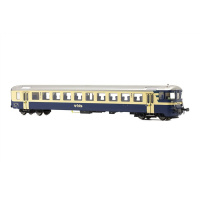 ESU H0 DC Steuerwagen Bt 951, BLS, blau/beige, Omega-Logo, Ep. VI