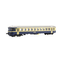 ESU H0 DC Steuerwagen Bt 951, BLS, blau/beige, Omega-Logo, Ep. VI