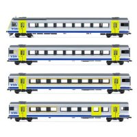 Liliput H0 DC Personenwagen-Set EW III BLS, Omega-Logo,...