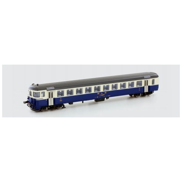 Hobbytrain N DC Steuerwagen Bt, BLS, blau/weiss, alte Schrift, Innenbeleuchtung