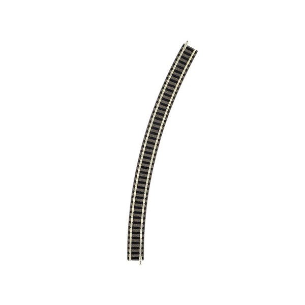 Fleischmann N Gebogenes Gleis R4, 30&deg; mit Schotterbett