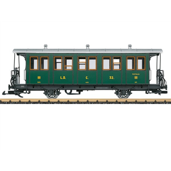 LGB G Personenwagen Landquart-Davos C 32, gr&uuml;n