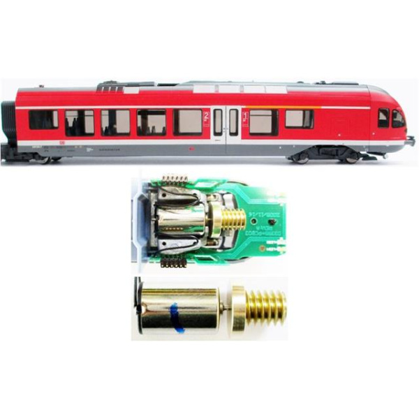 sb modellbau H0 Motorisierungssatz Liliput Bachmann FLIRT / DOMINO / BR 429 / SBB RABe, Inhalt 2 Stk.