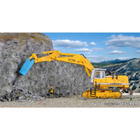 Kibri H0 LIEBHERR 974 mit Abbruchmei&szlig;el und Schutzk&auml;fig