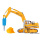 Kibri H0 LIEBHERR 974 mit Abbruchmei&szlig;el und Schutzk&auml;fig