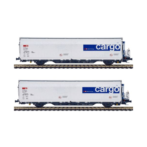 Mabar N DC K&uuml;hlwagen-Set Hbbills-uy, SBB Cargo, weiss, 2 St&uuml;ck