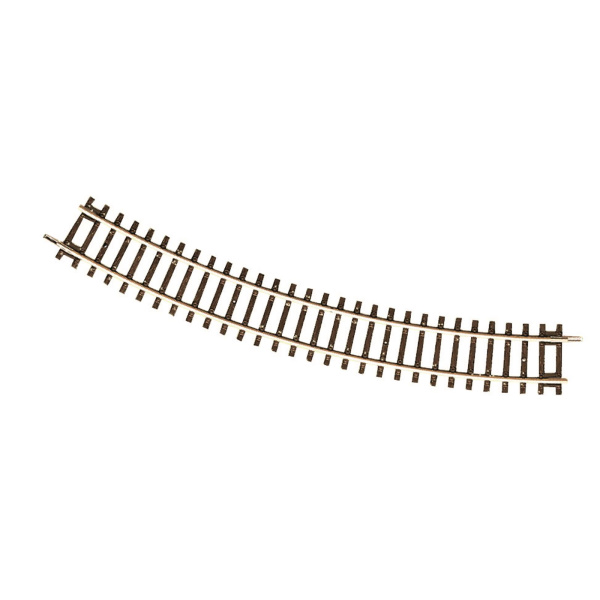 Roco Line H0 Gleis gebogen mit Holzschwellen, R3, 30&deg;