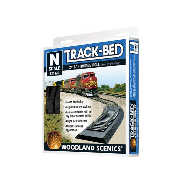 Woodland Scenics N Gleisbett Schaumstoff, schwarz