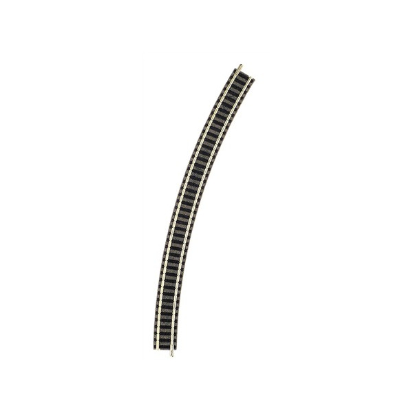 Fleischmann N Gebogenes Gleis R3, 30&deg; mit Schotterbett