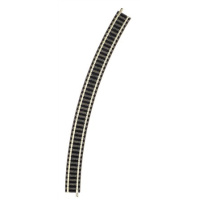 Fleischmann N Gebogenes Gleis R3, 30&deg; mit Schotterbett