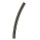 Fleischmann N Gebogenes Gleis R3, 30&deg; mit Schotterbett