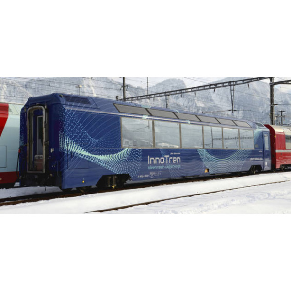 BEMO H0m Panoramawagen A-WSp 59101 RhB, "InnoTren", blau, Breda/SIG