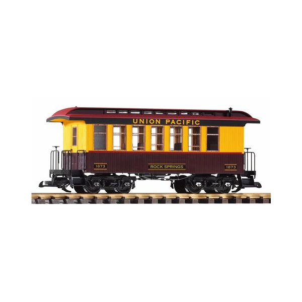 PIKO G DC Personenwagen Union Pacific, gelb-braun