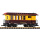 PIKO G DC Personen-/Gep&auml;ckwagen Union Pacific, gelb-braun