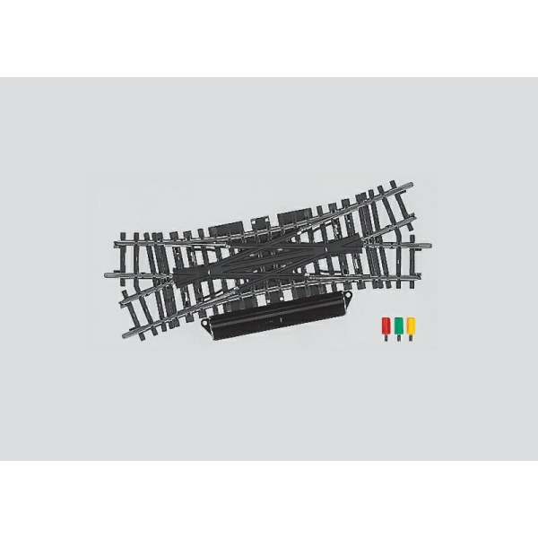M&auml;rklin H0 K-Gleis Doppelte Kreuzungsweiche 22&deg;30, R2