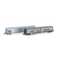 Hobbytrain N DC Schiebewandwagen, SBB Habils, Graffiti,...