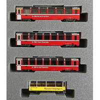 KATO N DC Zugpackung "Bernina Express", RhB, 4...