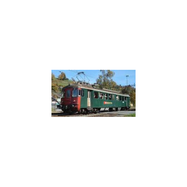 L.S. Models H0 AC Triebwagen RBe 4/4 1404, gr&uuml;n, rote Front, digital Sound