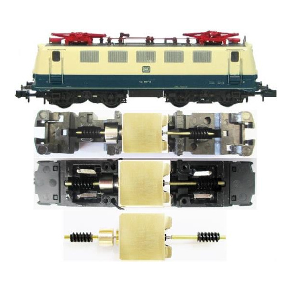 sb-Modellbau N Motorisierungssatz Fleischmann SBB Re 4/4 II / Re 420, Schnittstelle seitlich