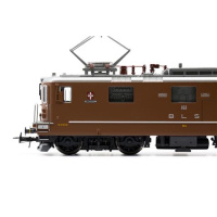 Rivarossi H0 AC Elektrolokomotive Re 4/4 195 "Unterseen" BLS, braun, digital mit Sound