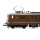 Rivarossi H0 AC Elektrolokomotive Re 4/4 195 "Unterseen" BLS, braun, digital mit Sound
