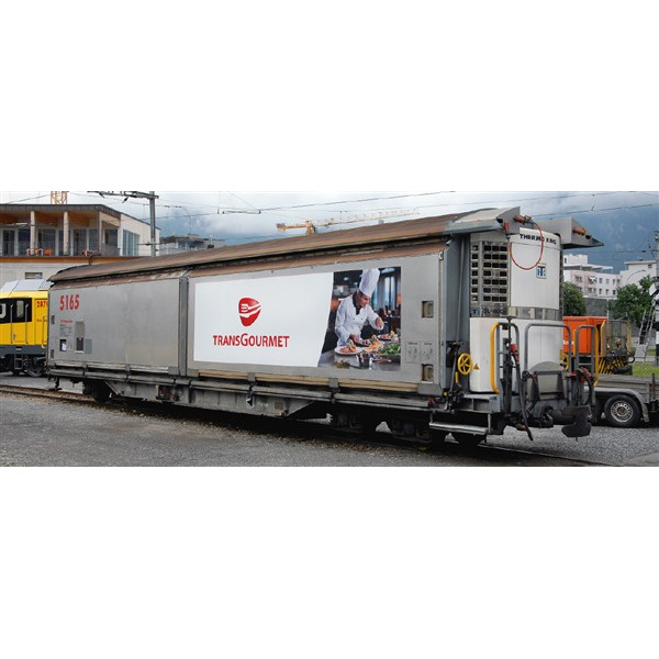 BEMO H0m Schiebewandwagen Haikqq-y 5165 RhB "Transgourmet"