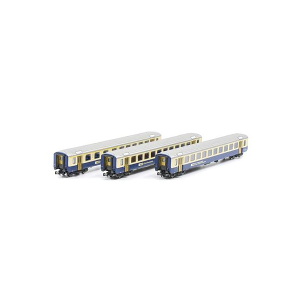 PIKO N DC 3er Set BLS 3 EWI 1x AB, 1x B, 1xB BN, Wortschrift,Ep.IV-V
