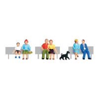 Liliput H0 Figuren Sitzen und warten