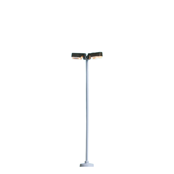 Brawa H0 Platzleuchte, 2-fach, Stecksockel, LED, 12-16 VDC