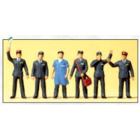 Preiser H0 Figuren, Schweizer Bahnpersonal, 6 Personen