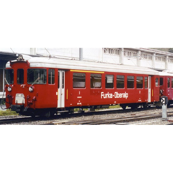 BEMO H0m Steuerwagen ABt 4194 FO, dunkelrot