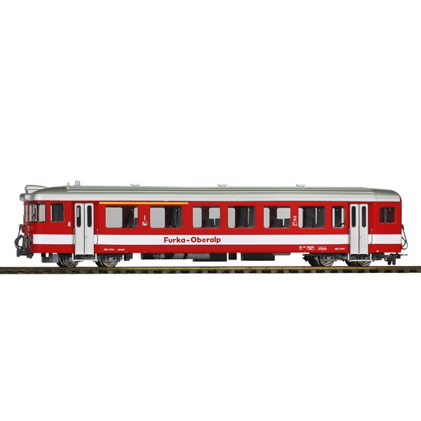BEMO H0m Steuerwagen ABt 4192 FO, rot/ weisses Band