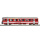 BEMO H0m Steuerwagen ABt 4192 FO, rot/ weisses Band