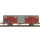 Exact Train H0 DC G&uuml;terwagen SBB Gbs, SBB-Logo klein, Dach gerippt, braun