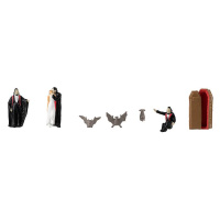 Faller H0 Figuren Graf Dracula, Sarg, Fledermaus