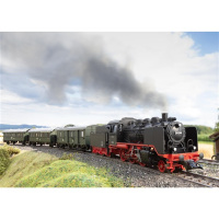 M&auml;rklin H0 AC Dampflokomotive mit Schlepptender BR 24 044, digital Sound Rauch