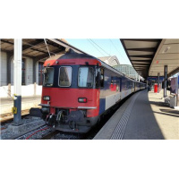 PIKO H0 AC Triebwagen RBe 540 043-7 und Steuerwagen BDt EW II, NPZ-Design, digital mit Sound