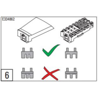M&auml;rklin H0 AC Abfragezapfen-Set zu Drehscheibe C-Gleis