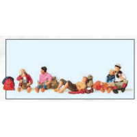 Preiser H0 Figuren, rastende Wanderer