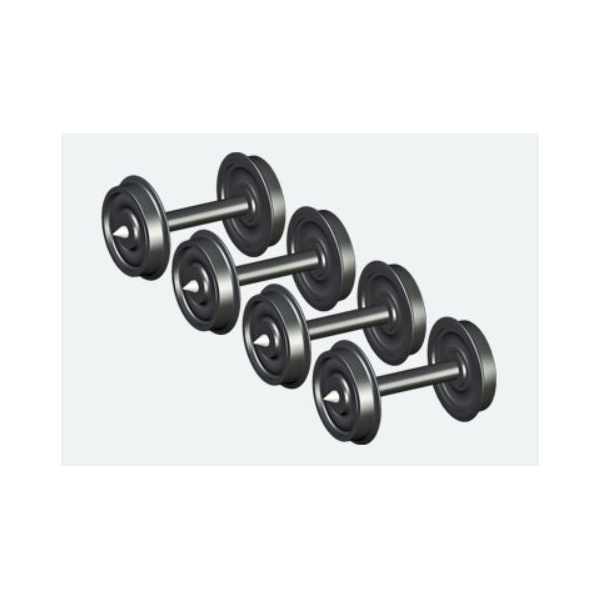 ESU H0 AC Radsatz Wechselstrom &Oslash; 10,8mm (4 St&uuml;ck)